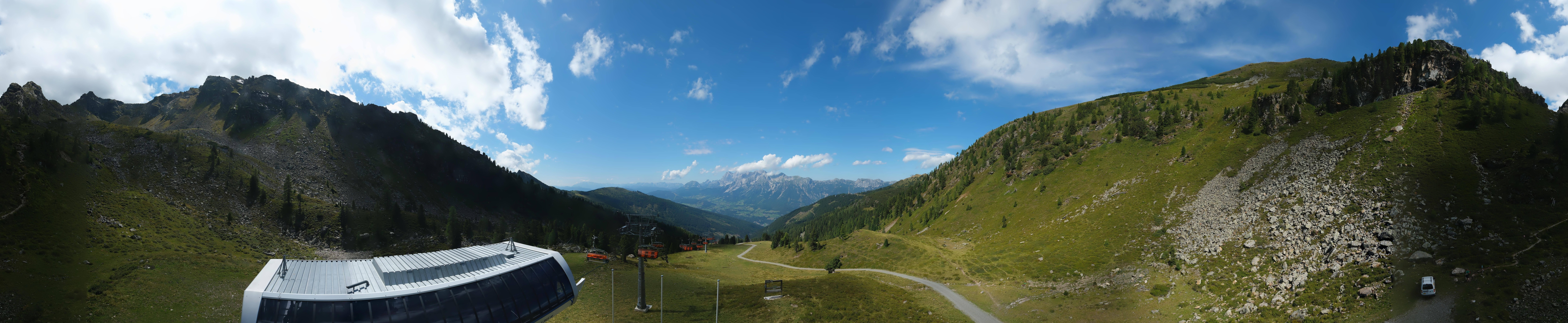 Archived image Webcam Hauser Kaibling, Styria - View towards Schladminger Tauern