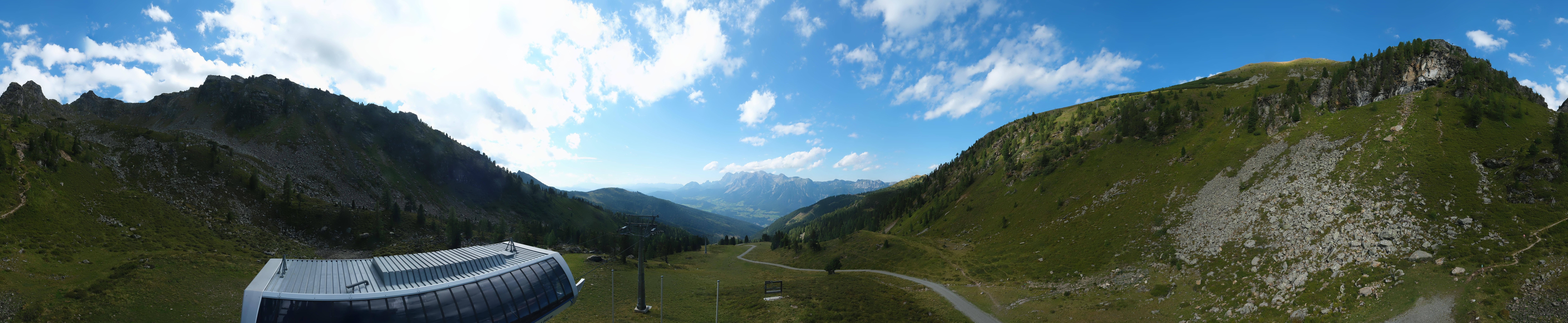 Archived image Webcam Hauser Kaibling, Styria - View towards Schladminger Tauern