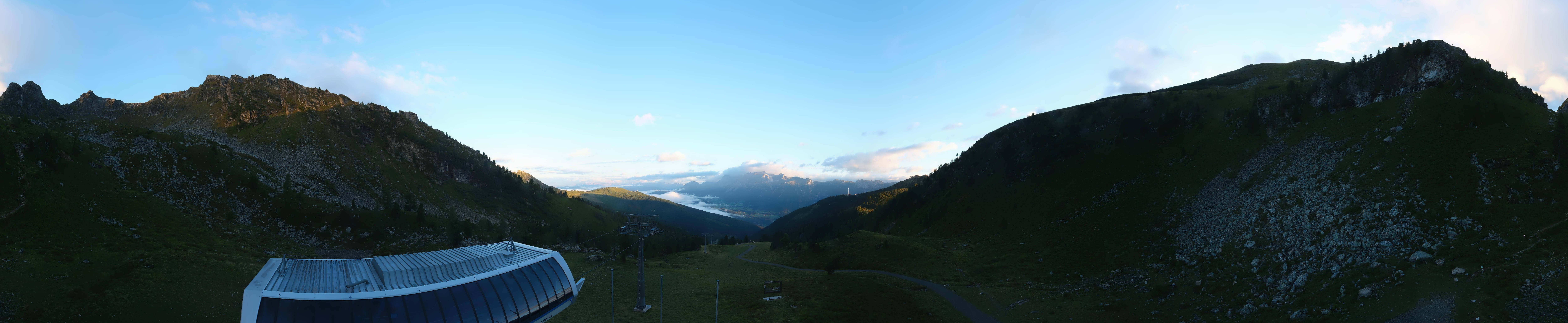 Archived image Webcam Hauser Kaibling, Styria - View towards Schladminger Tauern
