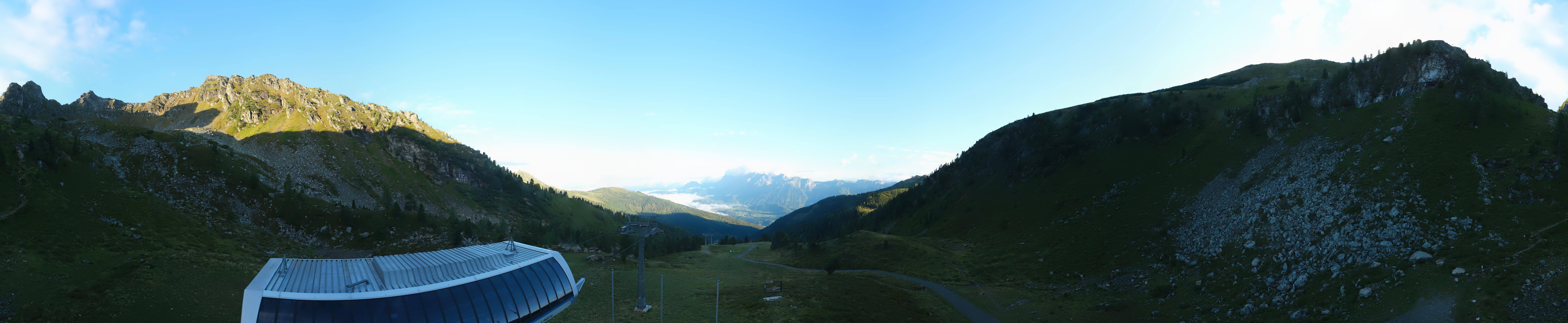 Archived image Webcam Hauser Kaibling, Styria - View towards Schladminger Tauern