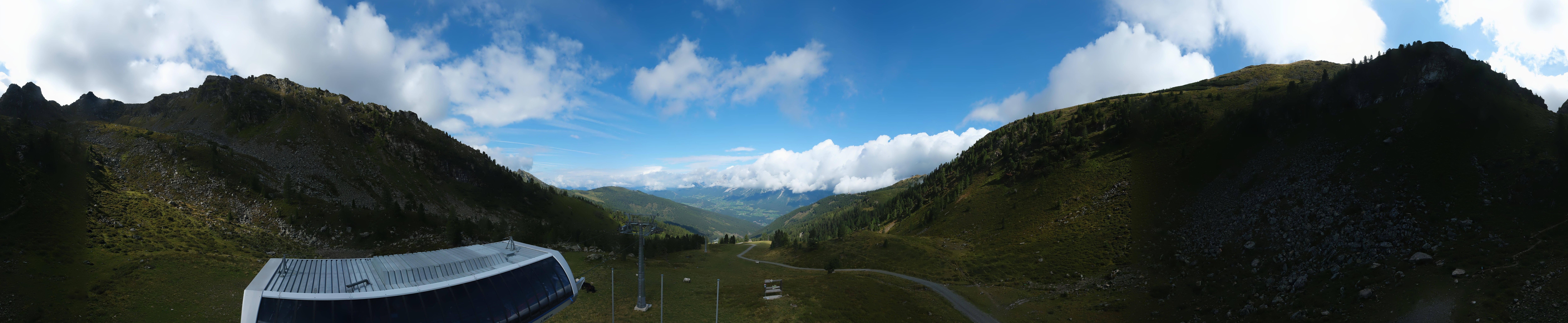 Archived image Webcam Hauser Kaibling, Styria - View towards Schladminger Tauern