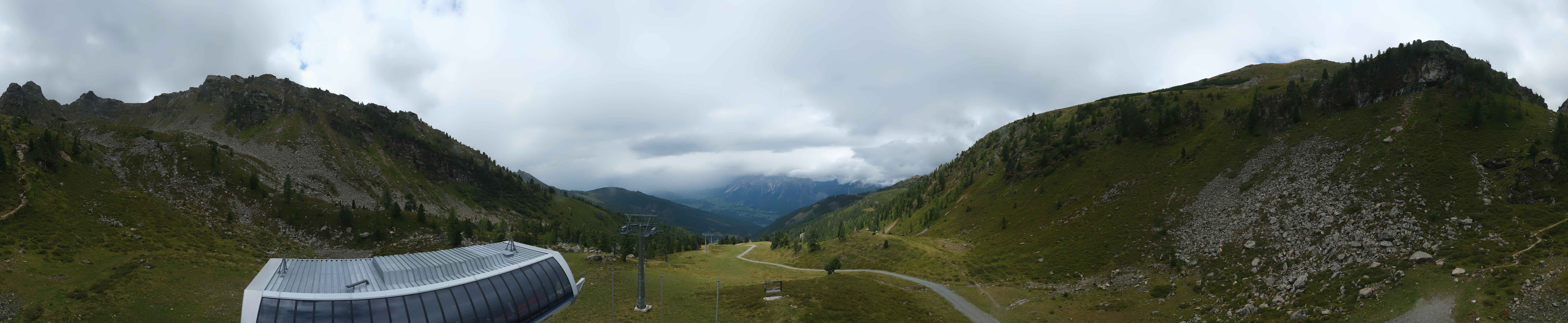Archived image Webcam Hauser Kaibling, Styria - View towards Schladminger Tauern