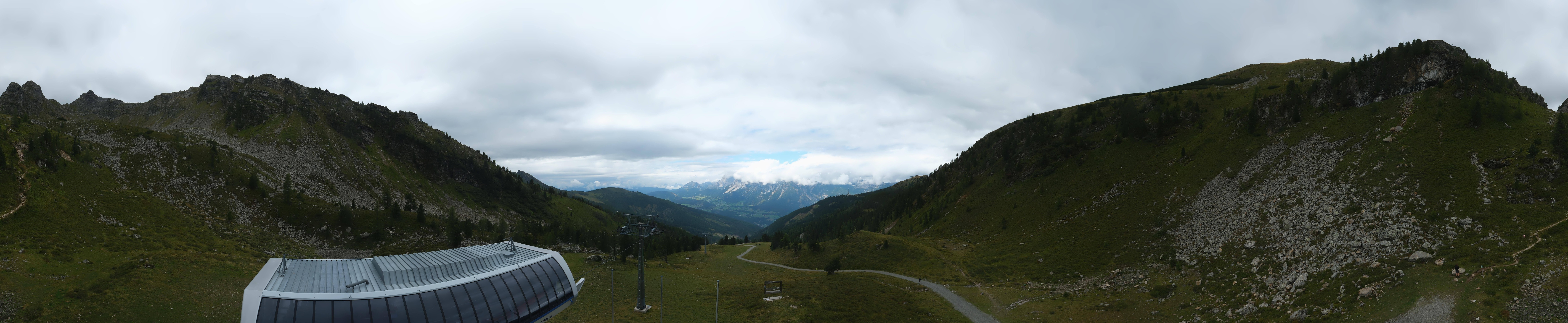 Archived image Webcam Hauser Kaibling, Styria - View towards Schladminger Tauern
