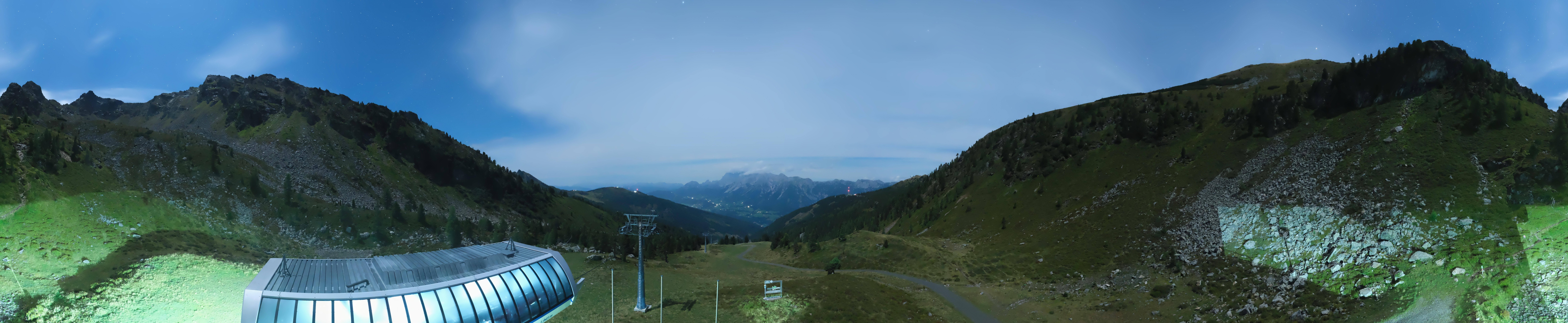 Archived image Webcam Hauser Kaibling, Styria - View towards Schladminger Tauern