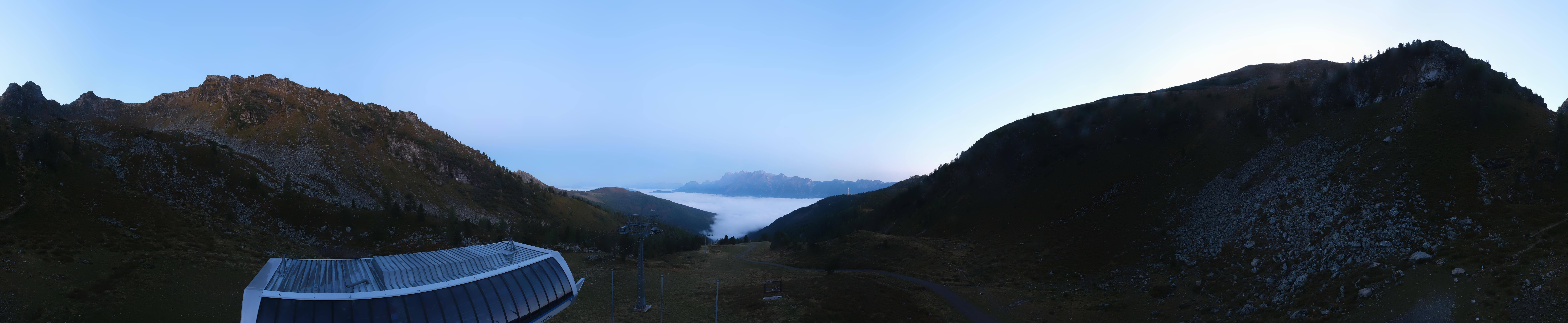 Archived image Webcam Hauser Kaibling, Styria - View towards Schladminger Tauern