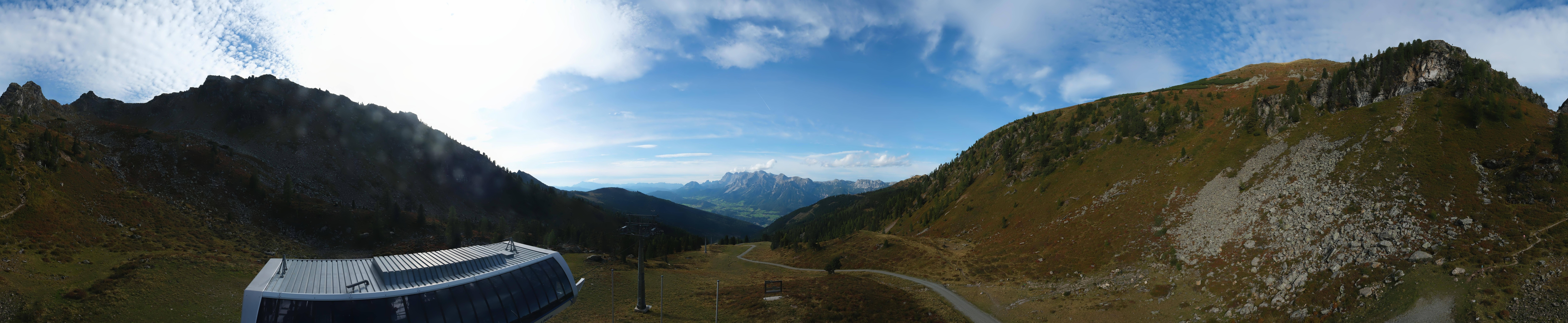 Archived image Webcam Hauser Kaibling, Styria - View towards Schladminger Tauern