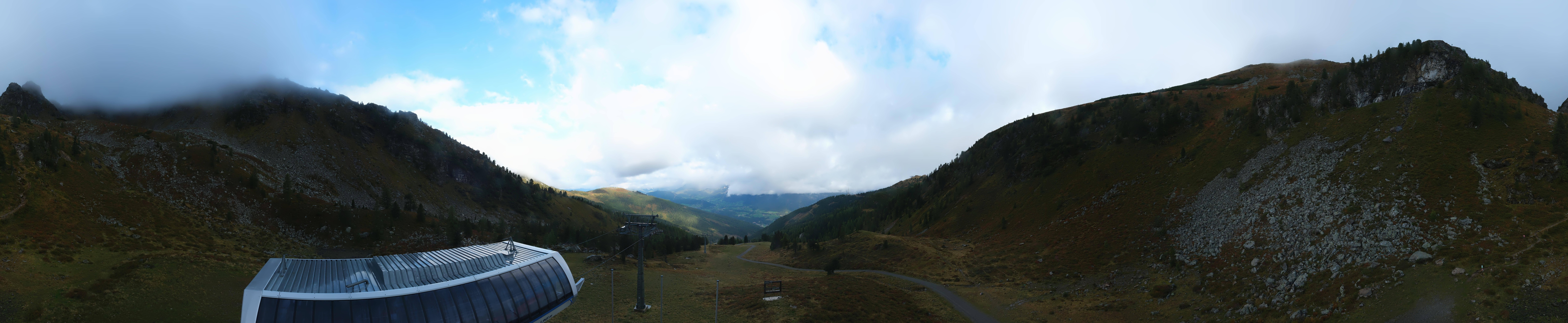Archived image Webcam Hauser Kaibling, Styria - View towards Schladminger Tauern