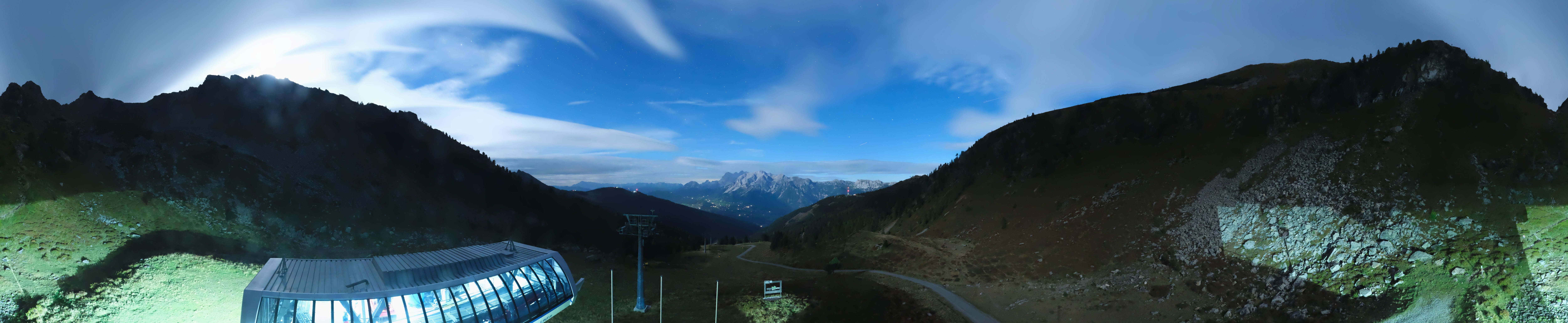 Archived image Webcam Hauser Kaibling, Styria - View towards Schladminger Tauern