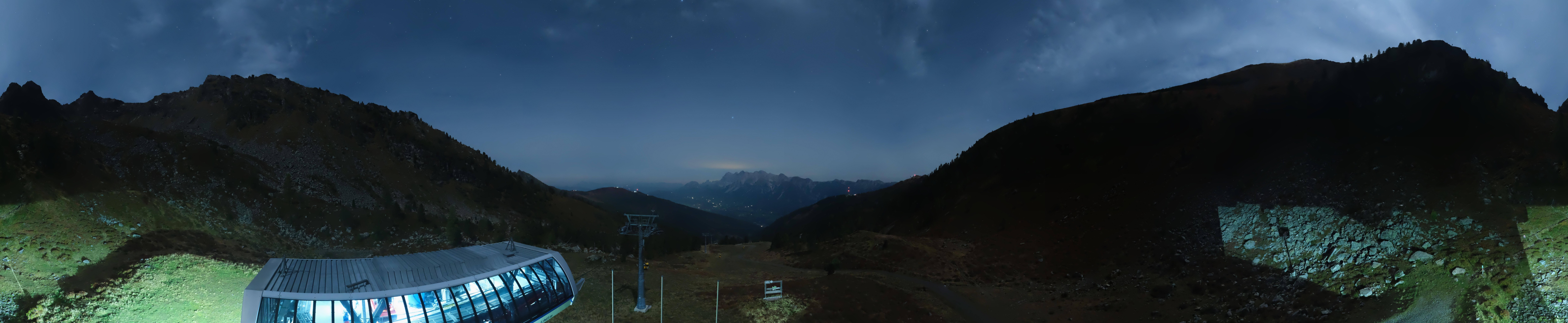 Archived image Webcam Hauser Kaibling, Styria - View towards Schladminger Tauern