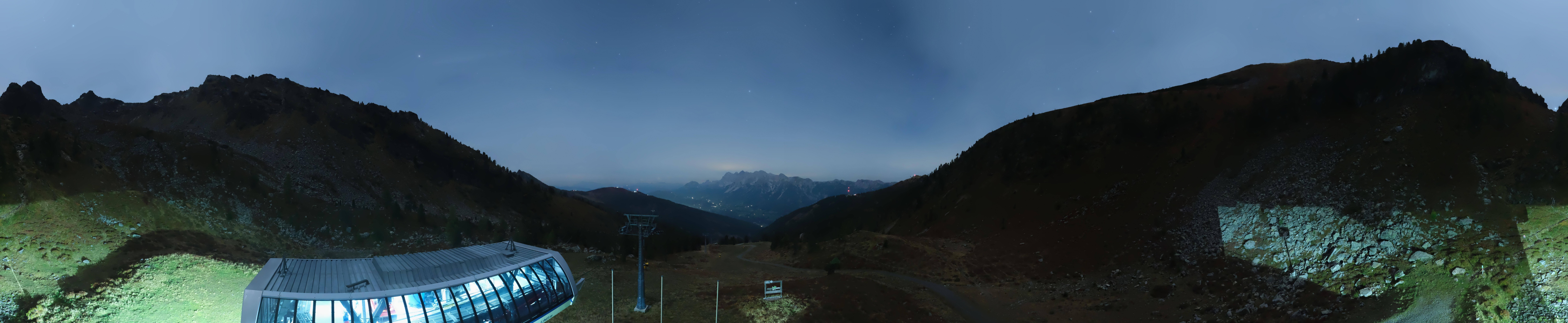 Archived image Webcam Hauser Kaibling, Styria - View towards Schladminger Tauern