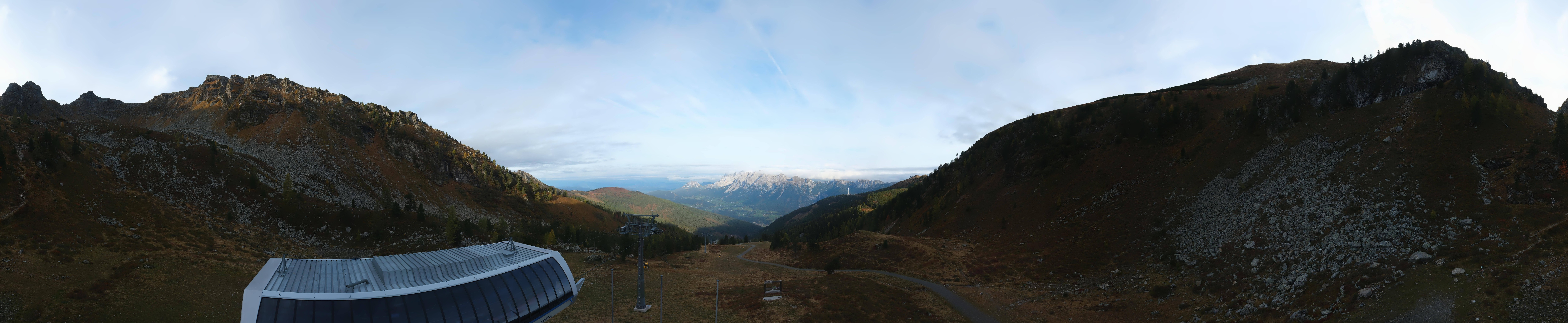 Archived image Webcam Hauser Kaibling, Styria - View towards Schladminger Tauern