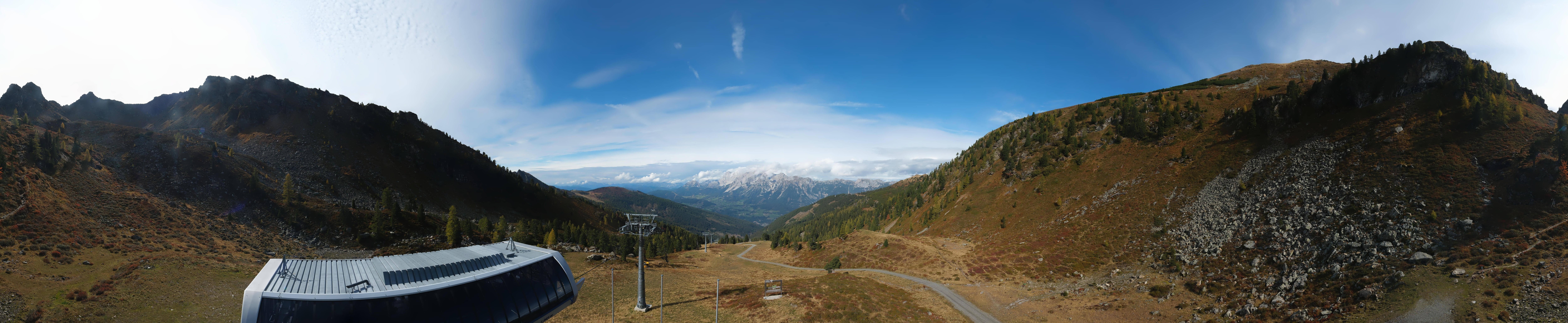 Archived image Webcam Hauser Kaibling, Styria - View towards Schladminger Tauern