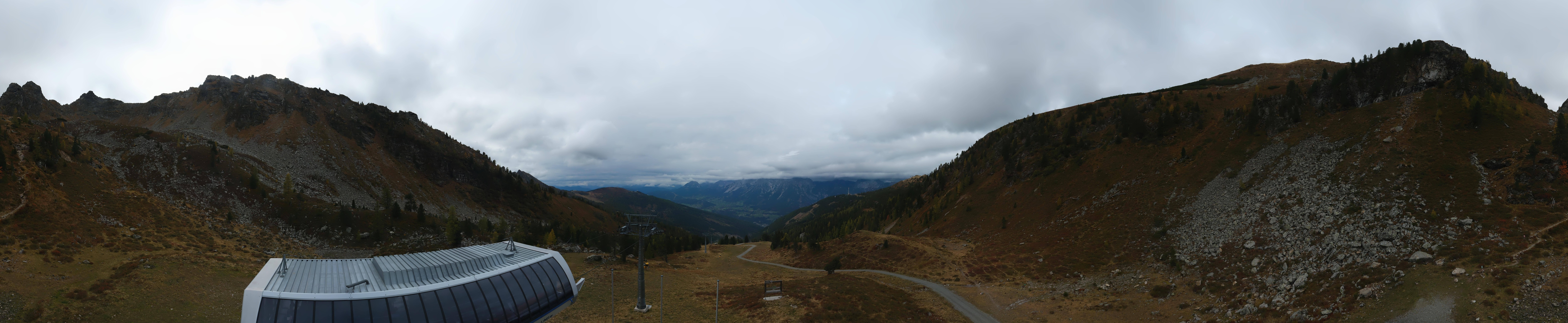 Archived image Webcam Hauser Kaibling, Styria - View towards Schladminger Tauern