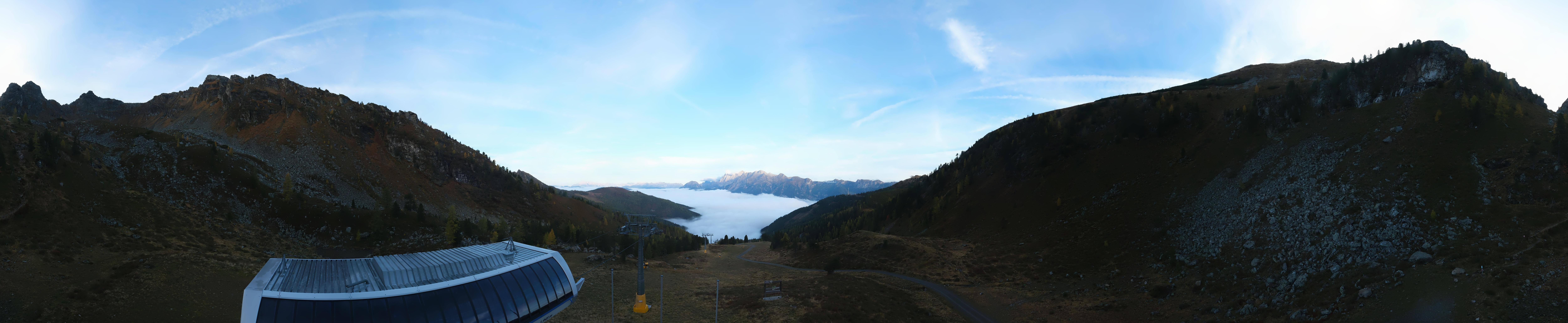 Archived image Webcam Hauser Kaibling, Styria - View towards Schladminger Tauern