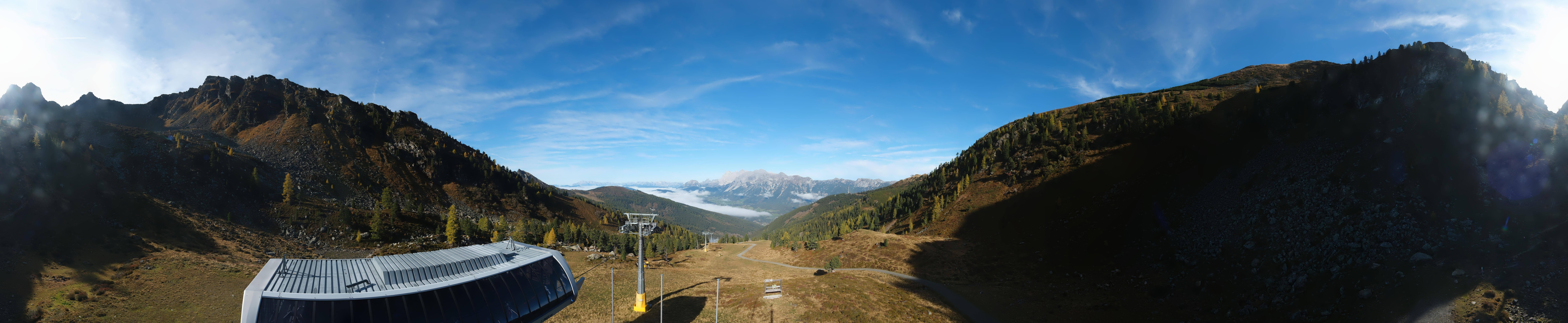 Archived image Webcam Hauser Kaibling, Styria - View towards Schladminger Tauern