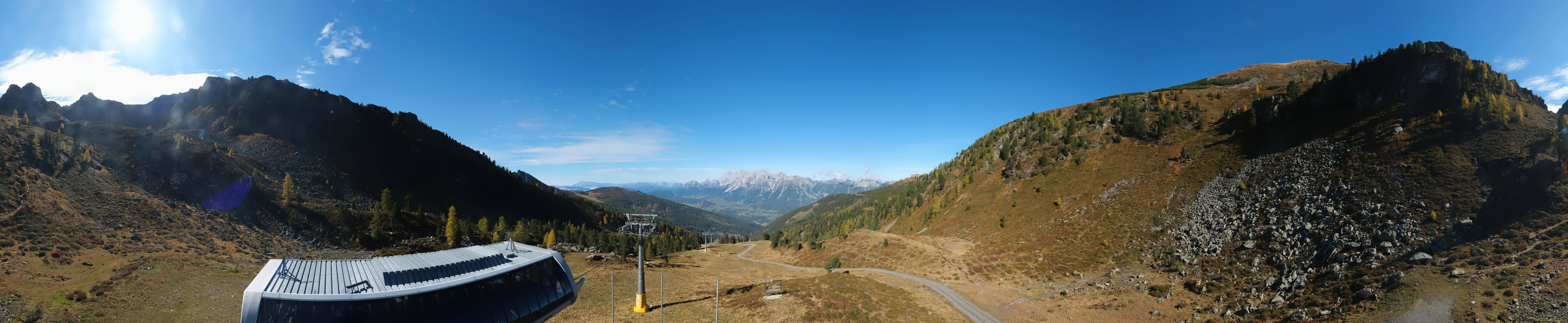 Archived image Webcam Hauser Kaibling, Styria - View towards Schladminger Tauern