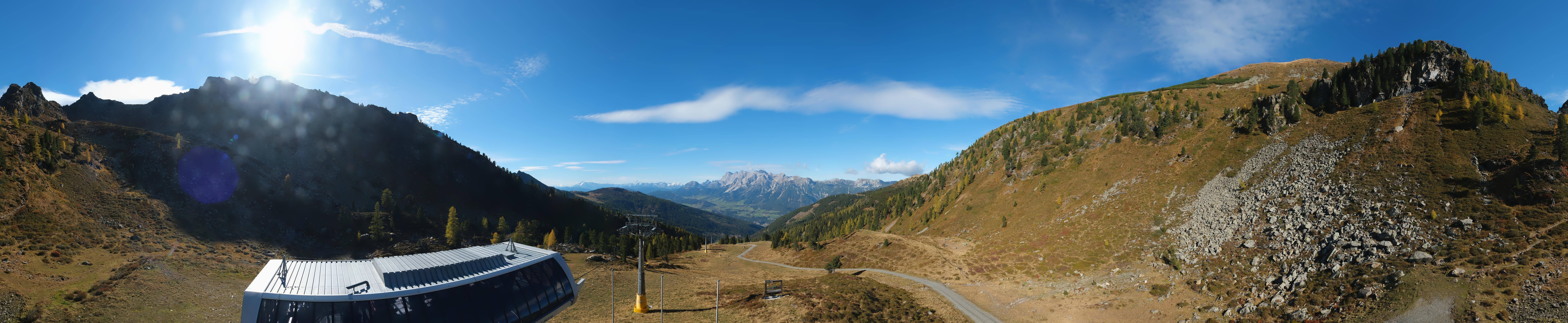 Archived image Webcam Hauser Kaibling, Styria - View towards Schladminger Tauern