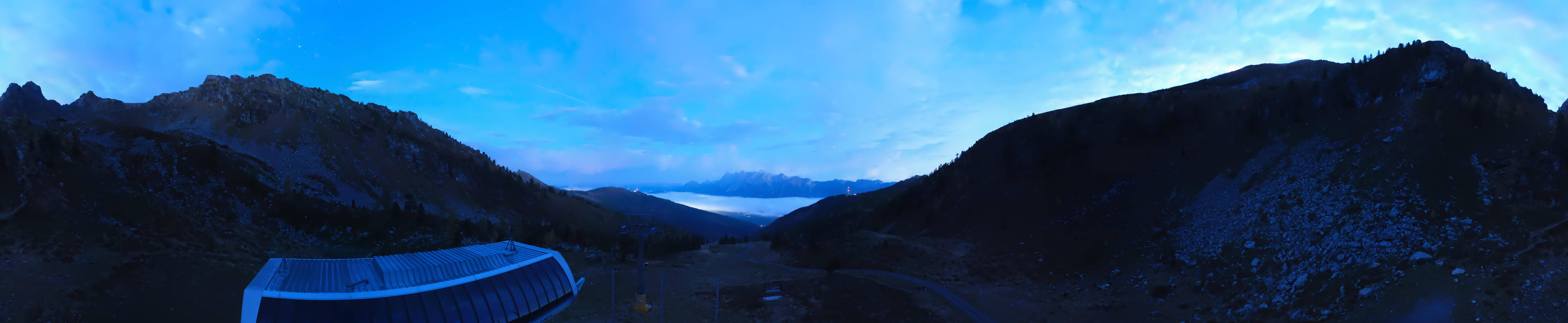 Archived image Webcam Hauser Kaibling, Styria - View towards Schladminger Tauern