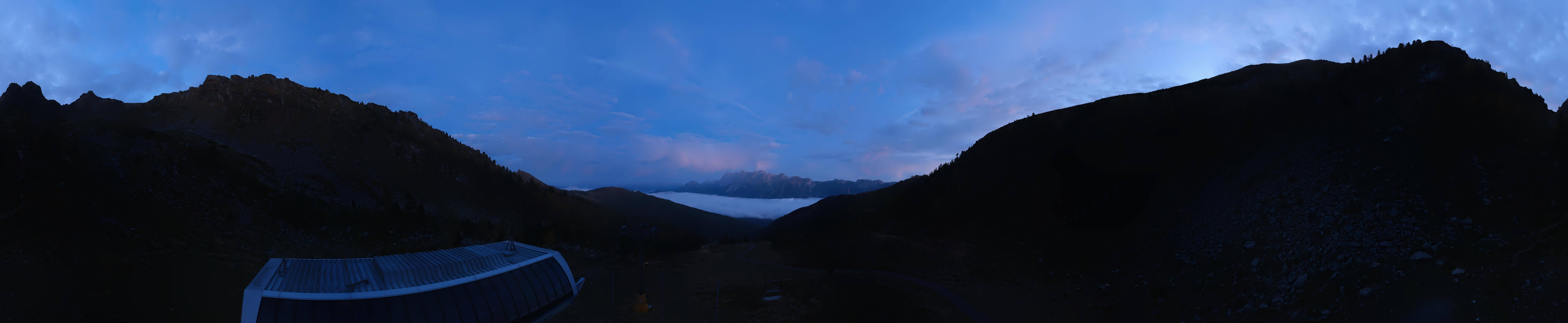 Archived image Webcam Hauser Kaibling, Styria - View towards Schladminger Tauern