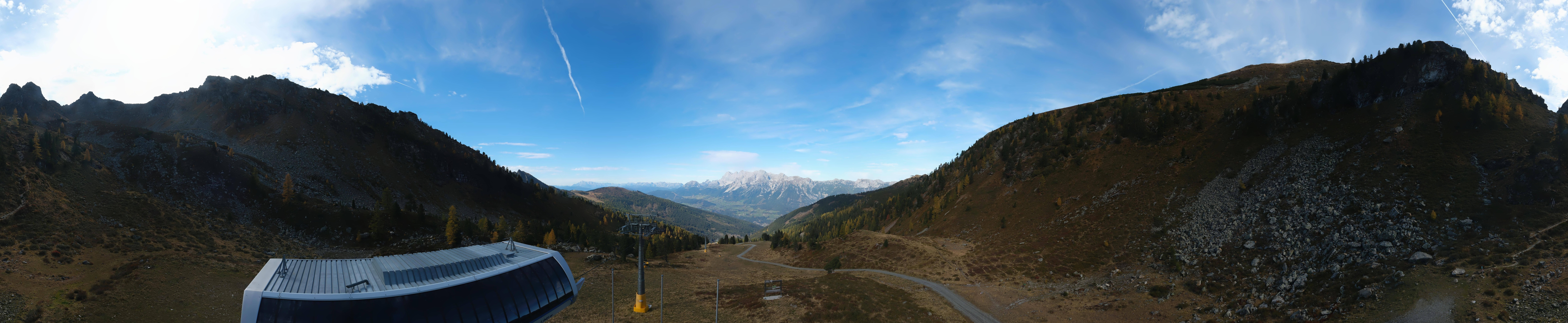 Archived image Webcam Hauser Kaibling, Styria - View towards Schladminger Tauern