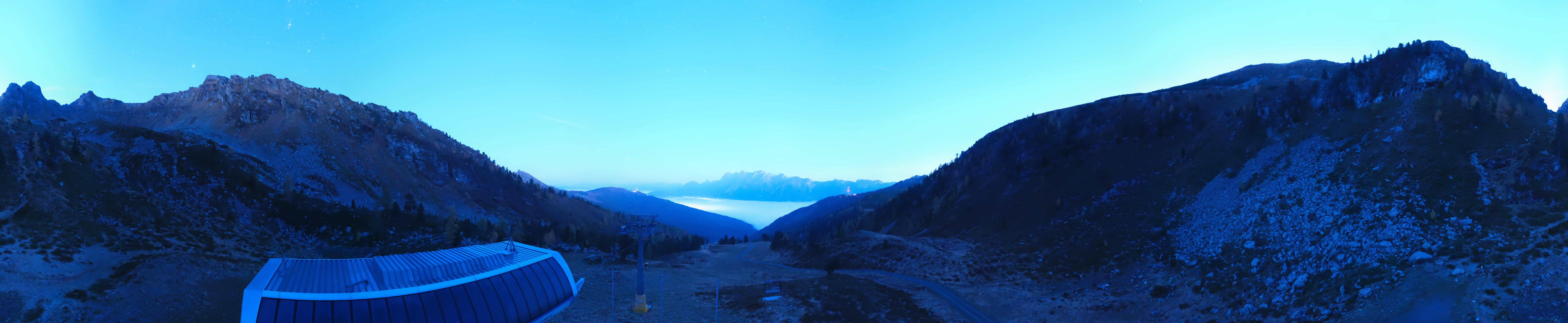 Archived image Webcam Hauser Kaibling, Styria - View towards Schladminger Tauern
