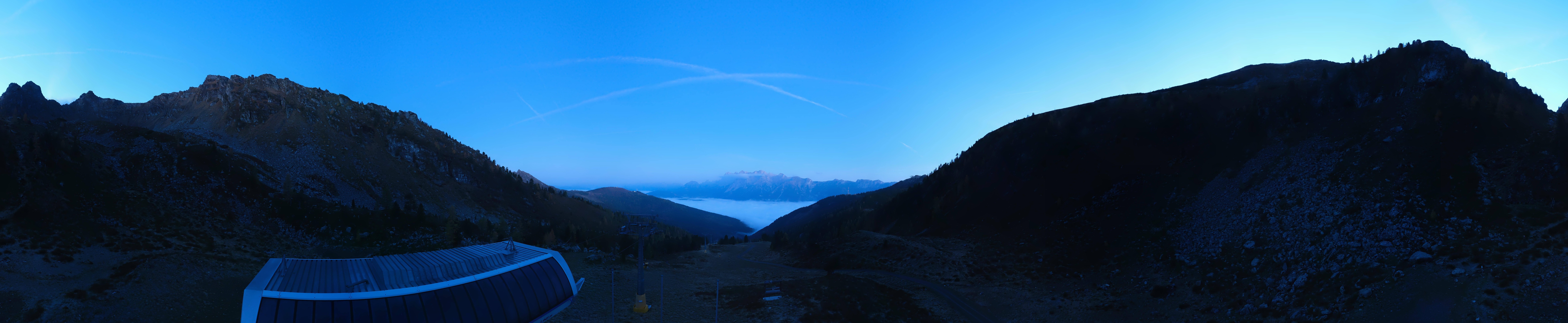 Archived image Webcam Hauser Kaibling, Styria - View towards Schladminger Tauern