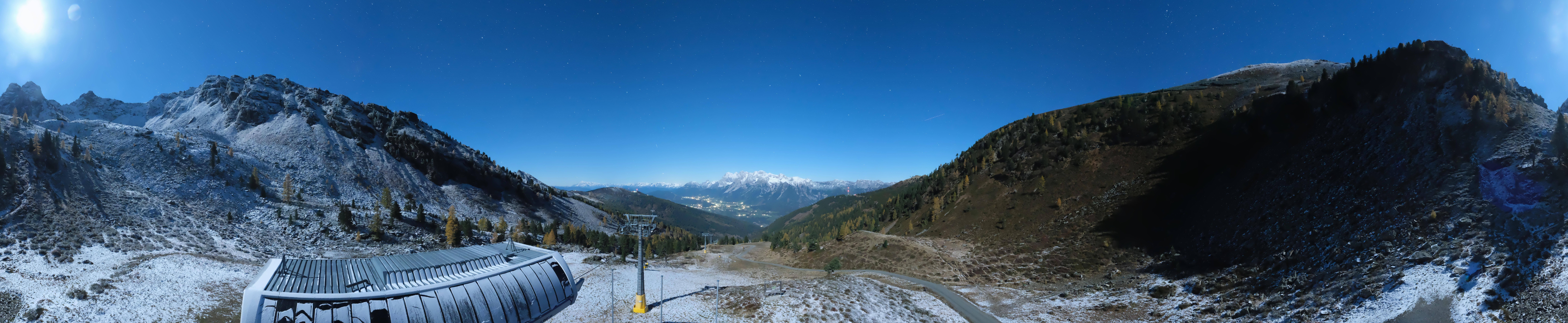 Archived image Webcam Hauser Kaibling, Styria - View towards Schladminger Tauern