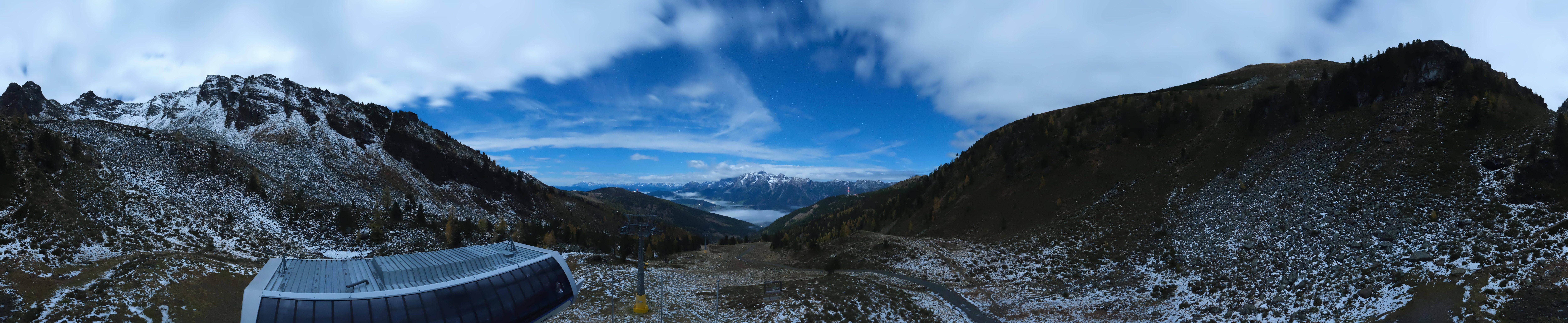 Archived image Webcam Hauser Kaibling, Styria - View towards Schladminger Tauern