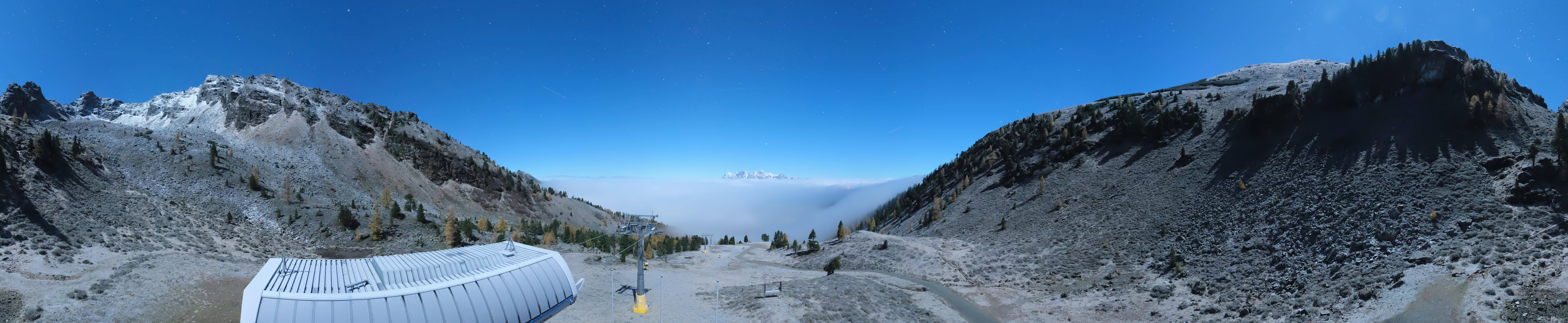 Archived image Webcam Hauser Kaibling, Styria - View towards Schladminger Tauern