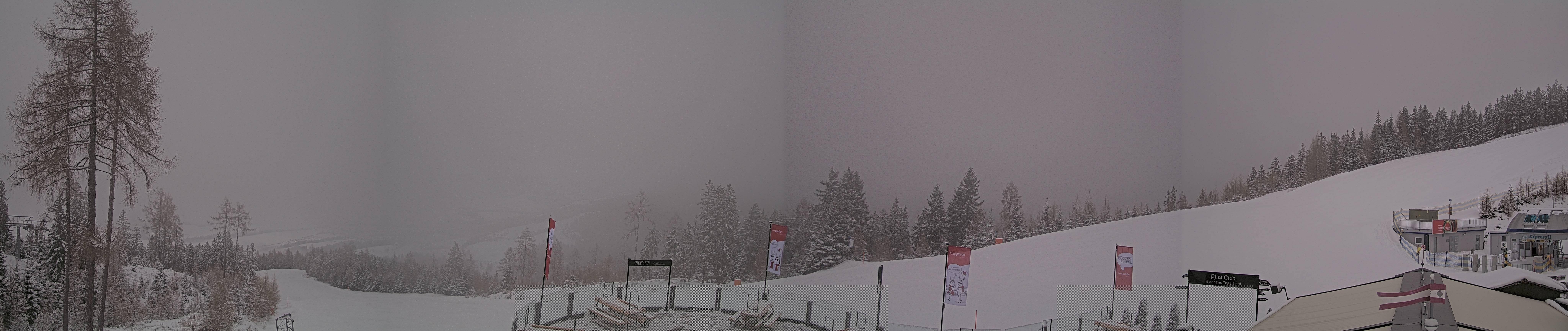 Archived image Webcam Hauser Kaibling - View towards valley Enns