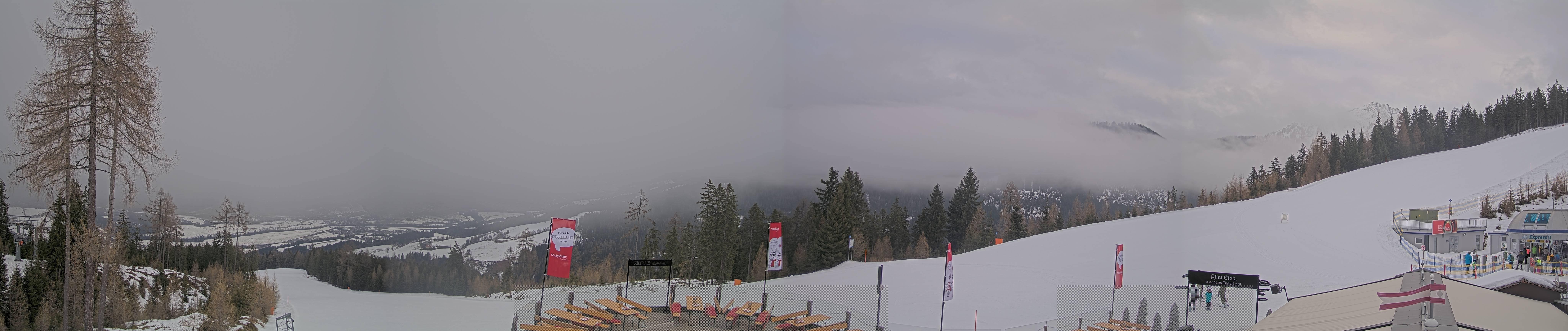 Archived image Webcam Hauser Kaibling - View towards valley Enns