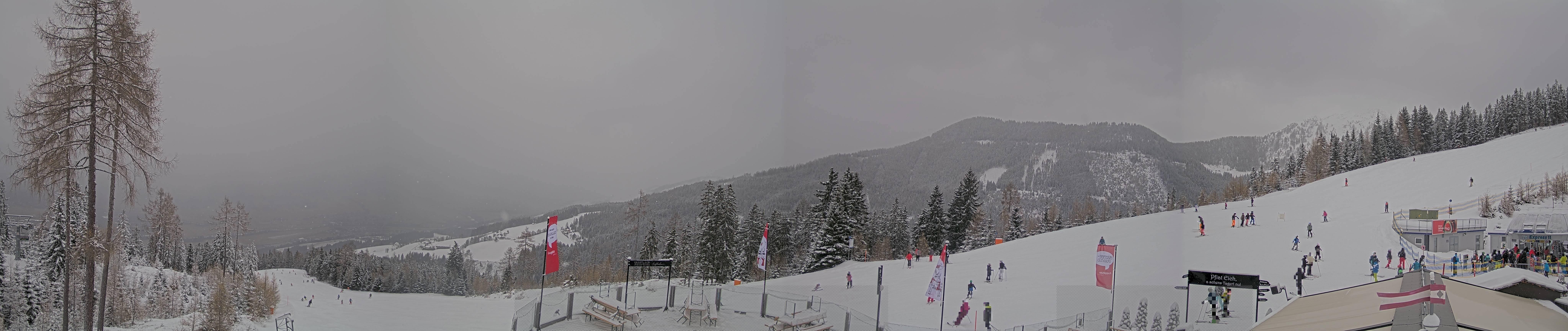 Archiv Foto Webcam Hauser Kaibling - Blick ins Ennstal von der Knapplhütte