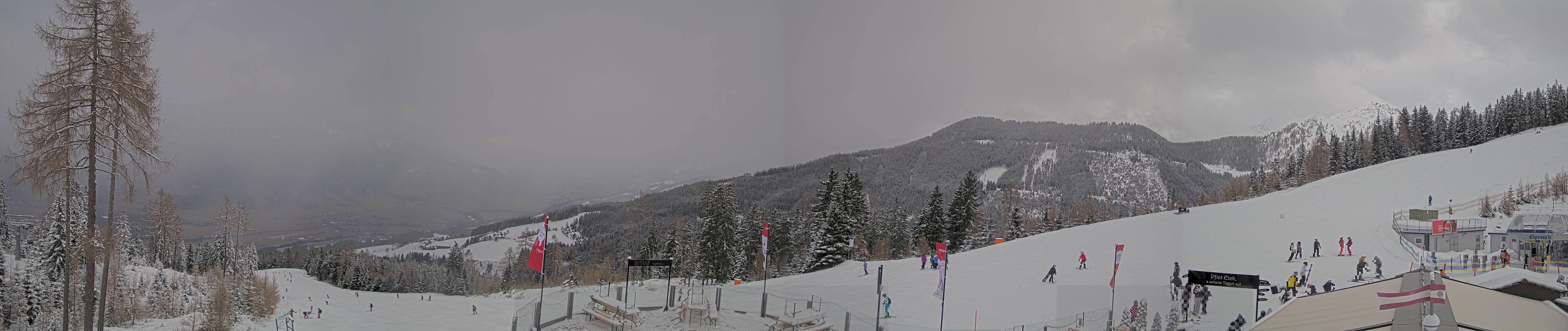 Archiv Foto Webcam Hauser Kaibling - Blick ins Ennstal von der Knapplhütte