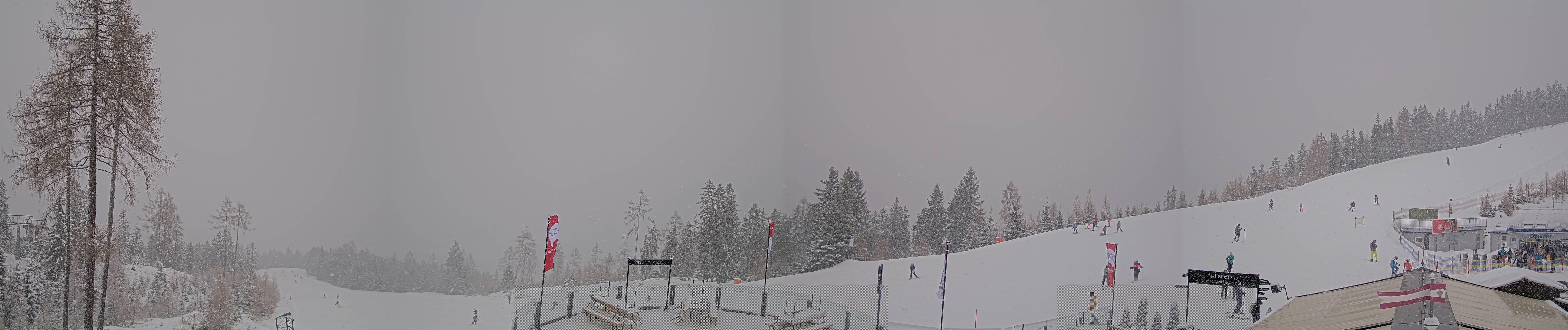 Archiv Foto Webcam Hauser Kaibling - Blick ins Ennstal von der Knapplhütte