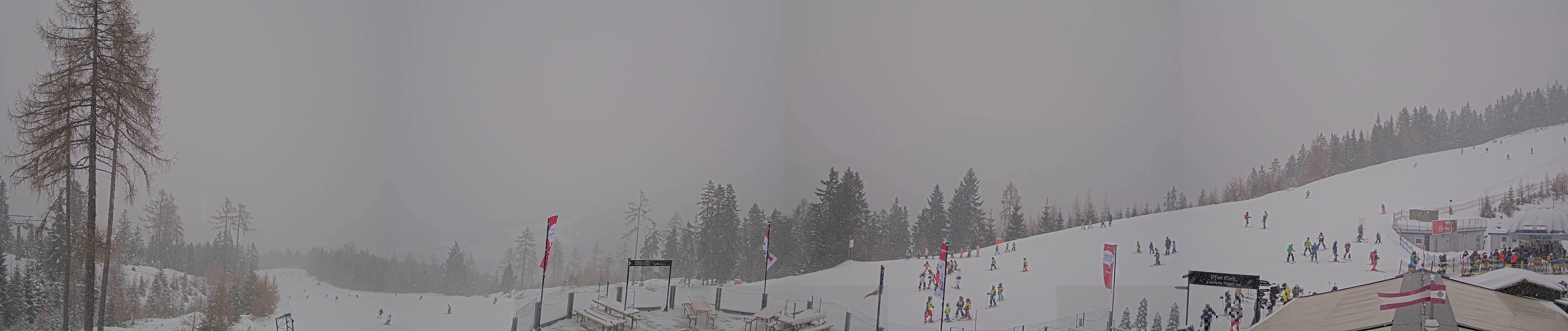 Archiv Foto Webcam Hauser Kaibling - Blick ins Ennstal von der Knapplhütte