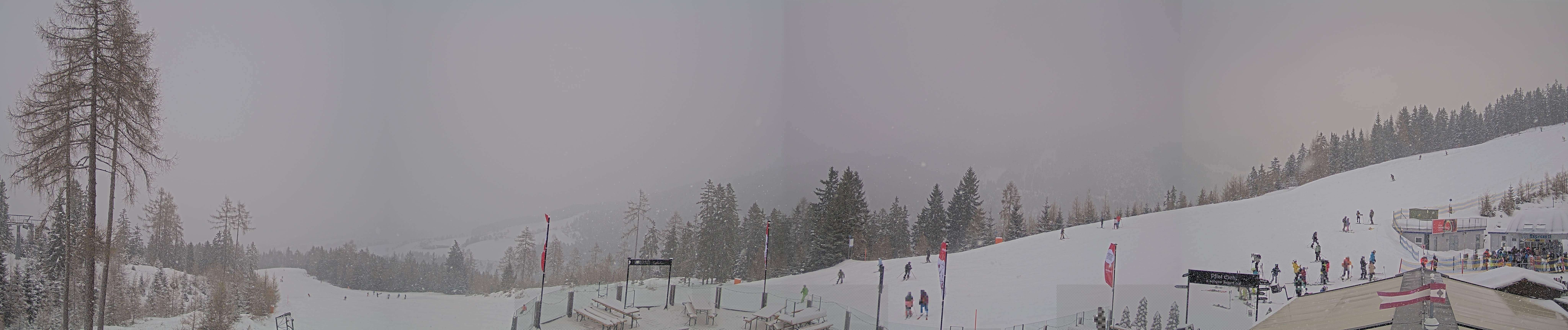 Archiv Foto Webcam Hauser Kaibling - Blick ins Ennstal von der Knapplhütte