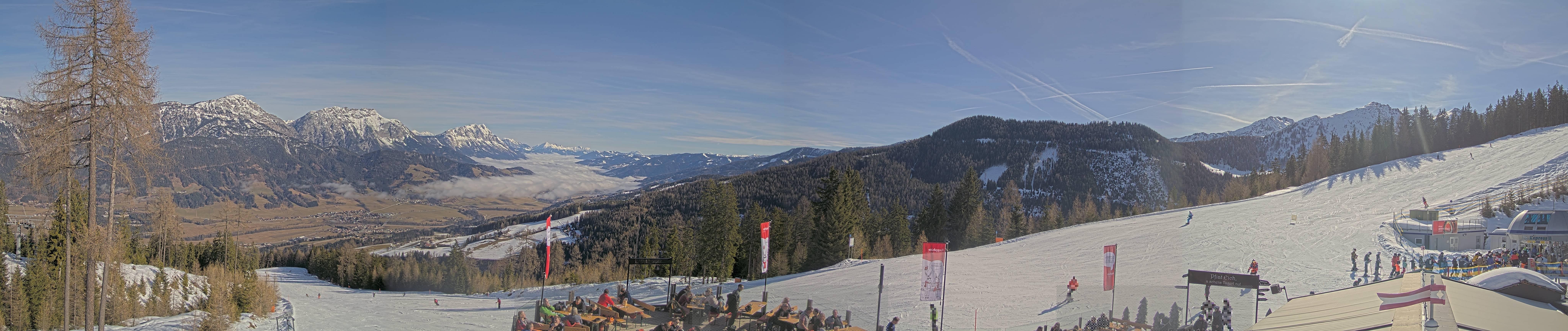 Archived image Webcam Hauser Kaibling - View towards valley Enns