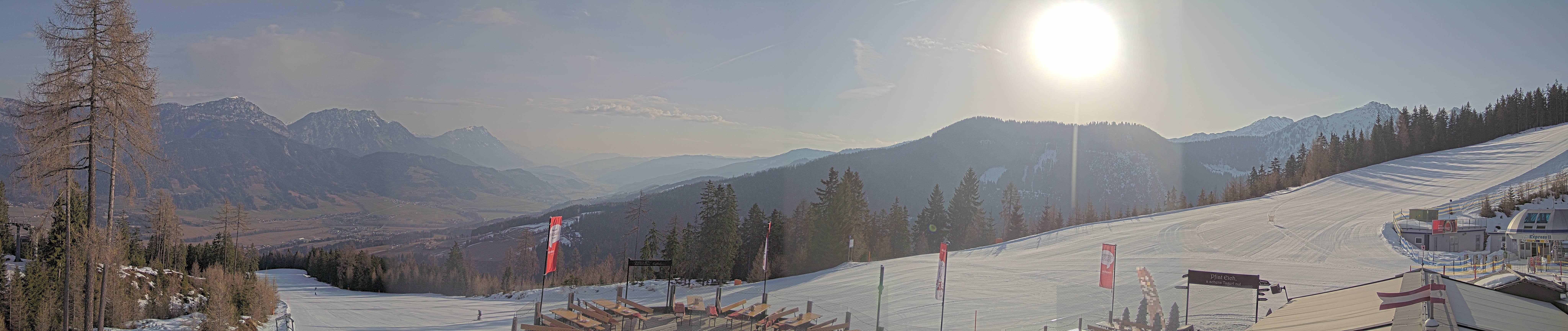 Archived image Webcam Hauser Kaibling - View towards valley Enns