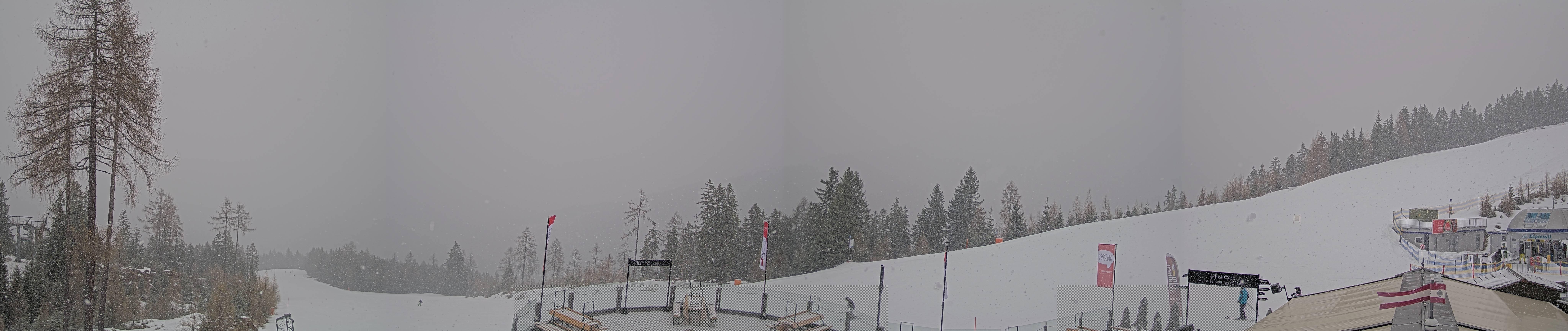 Archiv Foto Webcam Hauser Kaibling - Blick ins Ennstal von der Knapplhütte