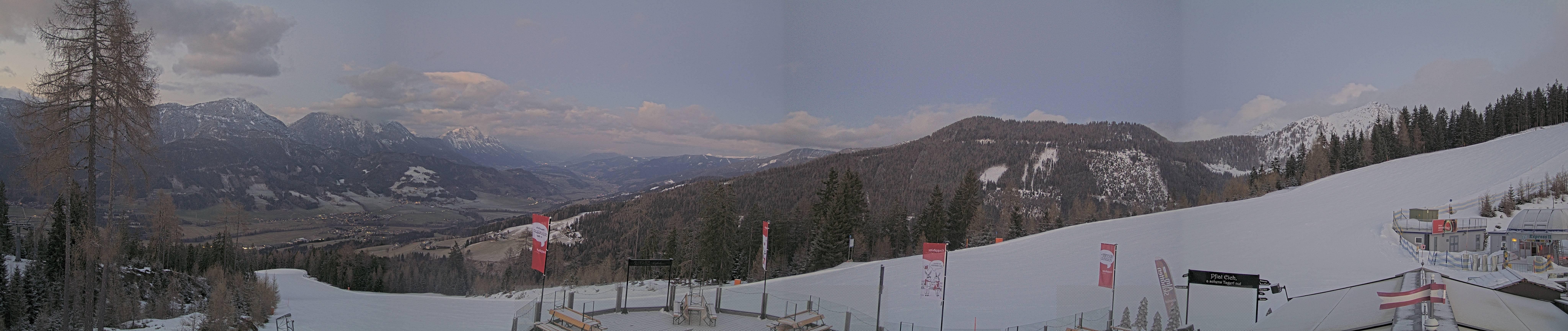 Archived image Webcam Hauser Kaibling - View towards valley Enns