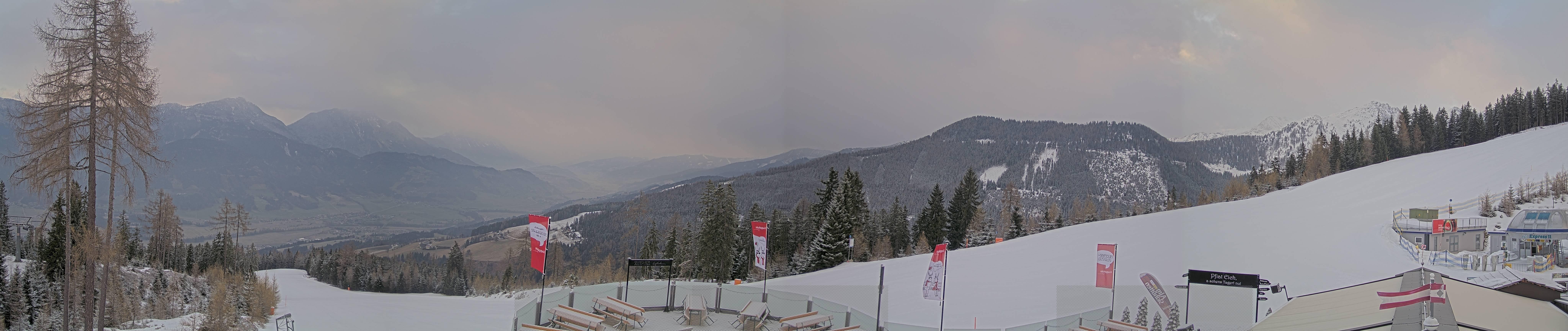 Archived image Webcam Hauser Kaibling - View towards valley Enns