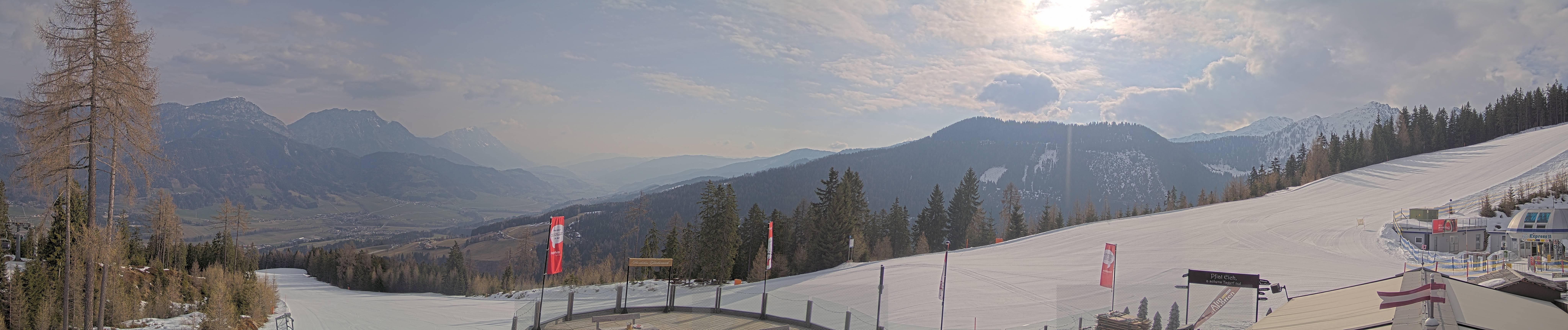 Archiv Foto Webcam Hauser Kaibling - Blick ins Ennstal von der Knapplhütte