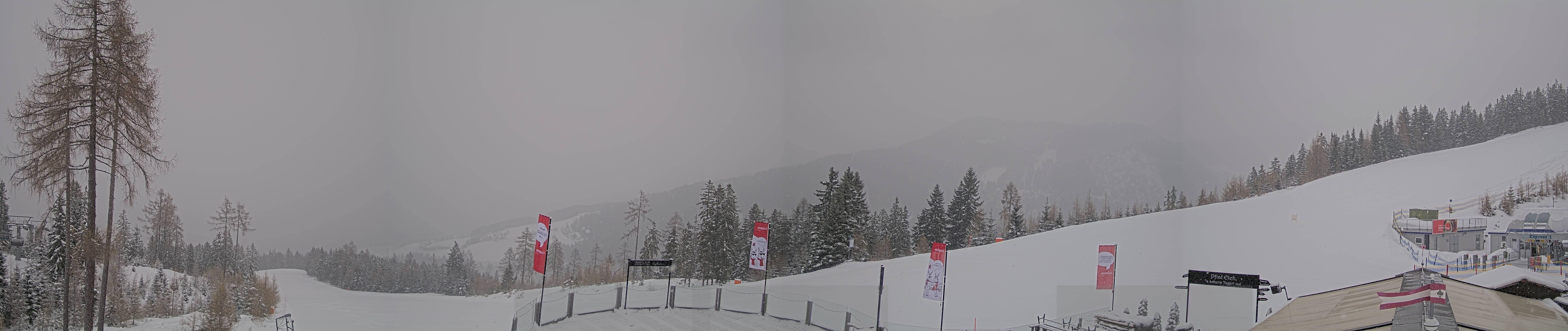 Archiv Foto Webcam Hauser Kaibling - Blick ins Ennstal von der Knapplhütte