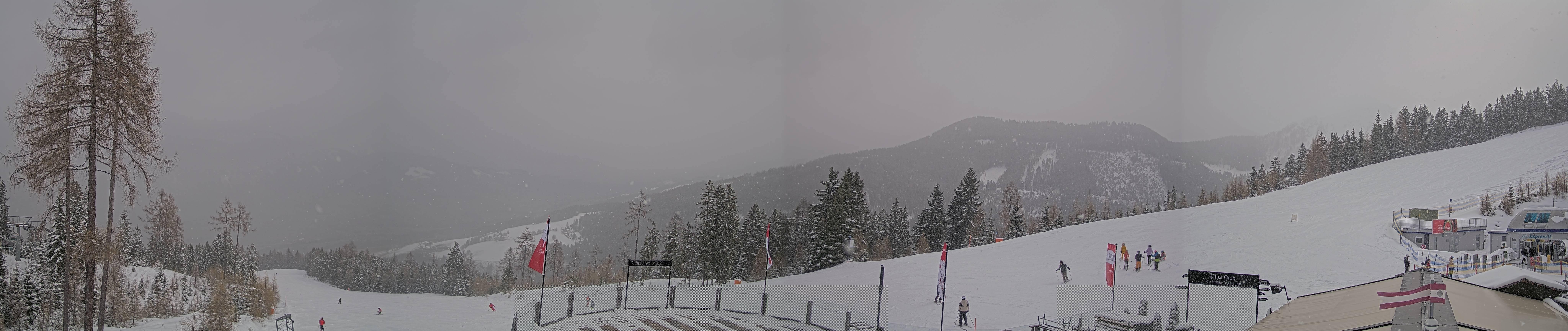 Archiv Foto Webcam Hauser Kaibling - Blick ins Ennstal von der Knapplhütte