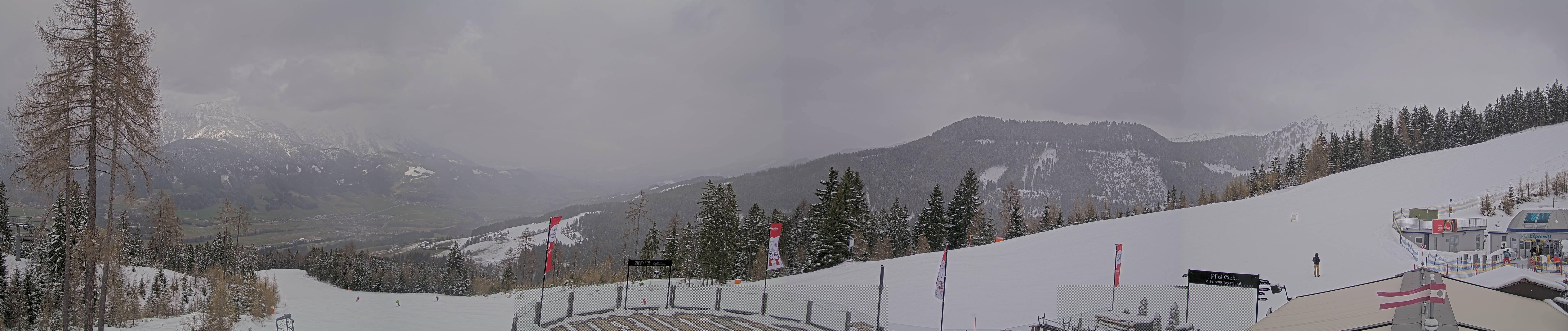 Archiv Foto Webcam Hauser Kaibling - Blick ins Ennstal von der Knapplhütte