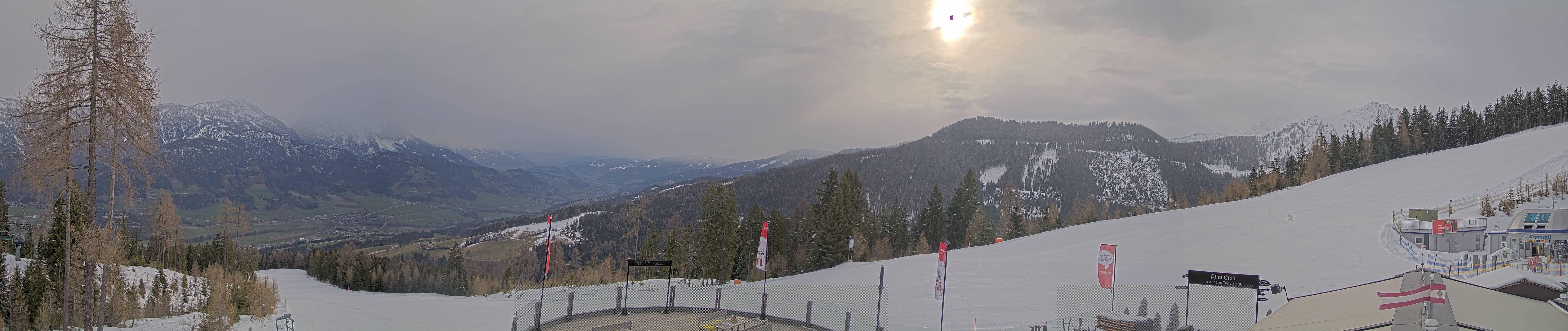 Archiv Foto Webcam Hauser Kaibling - Blick ins Ennstal von der Knapplhütte