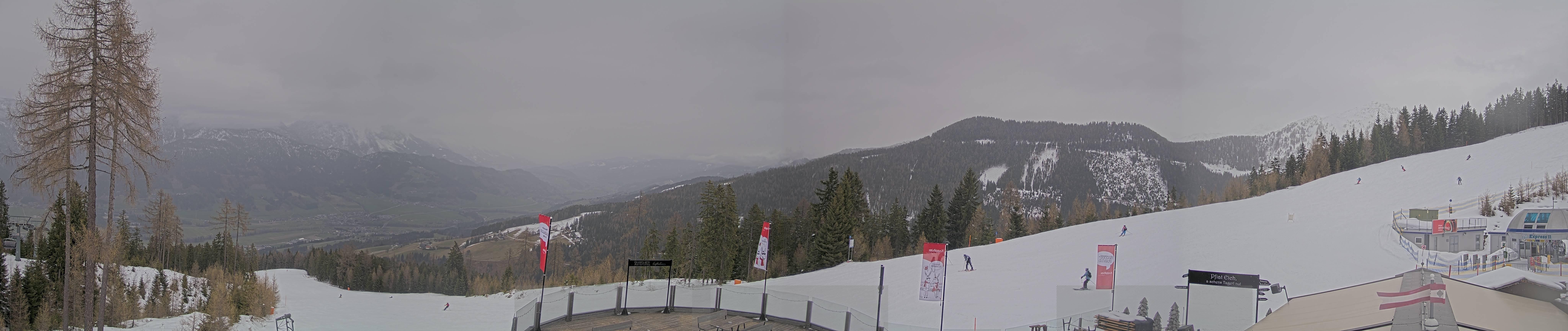 Archived image Webcam Hauser Kaibling - View towards valley Enns