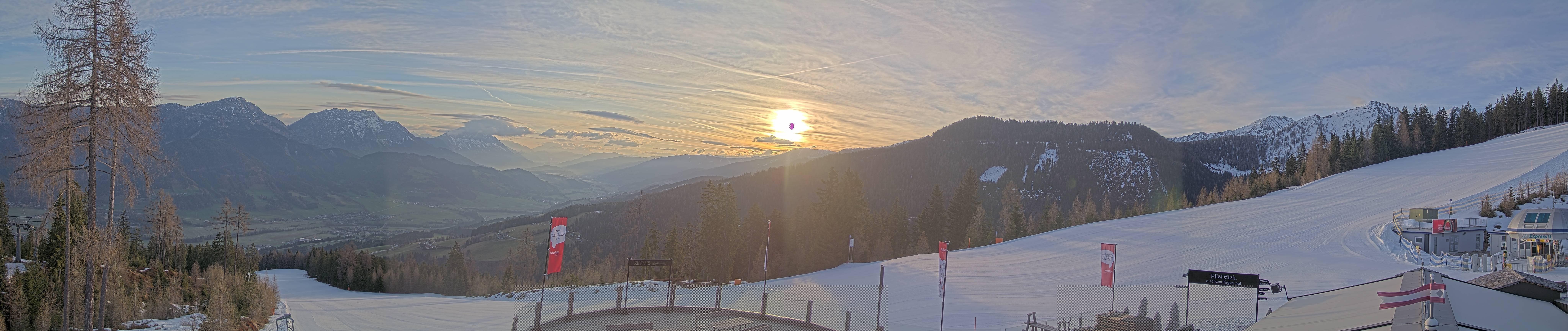 Archiv Foto Webcam Hauser Kaibling - Blick ins Ennstal von der Knapplhütte