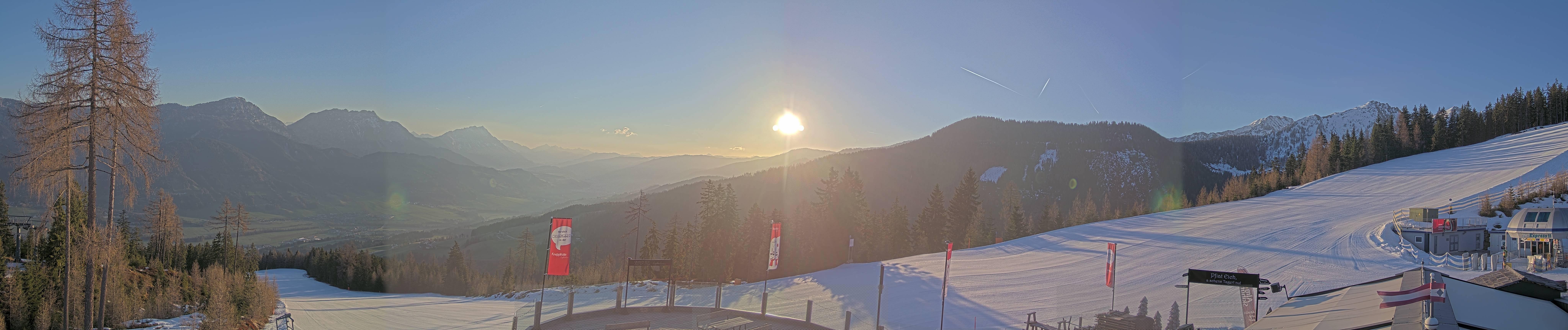Archiv Foto Webcam Hauser Kaibling - Blick ins Ennstal von der Knapplhütte