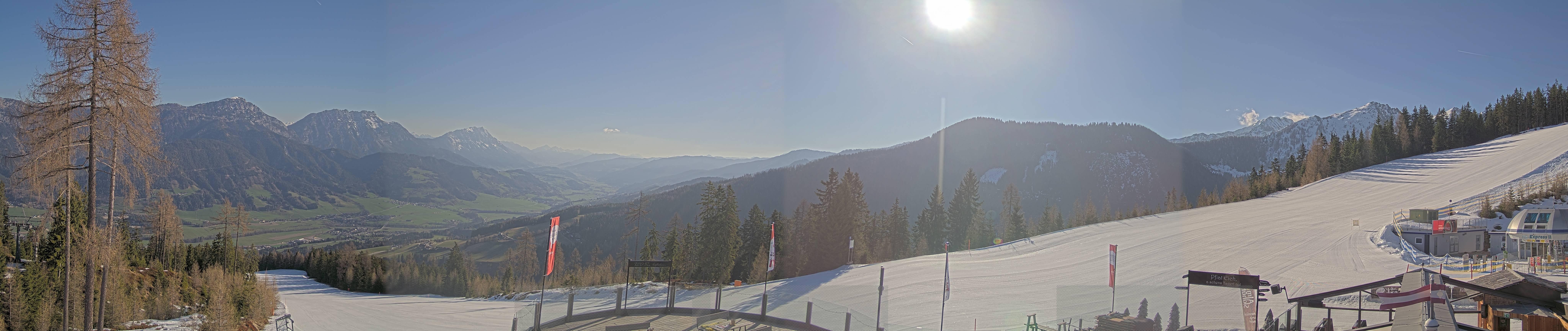 Archiv Foto Webcam Hauser Kaibling - Blick ins Ennstal von der Knapplhütte